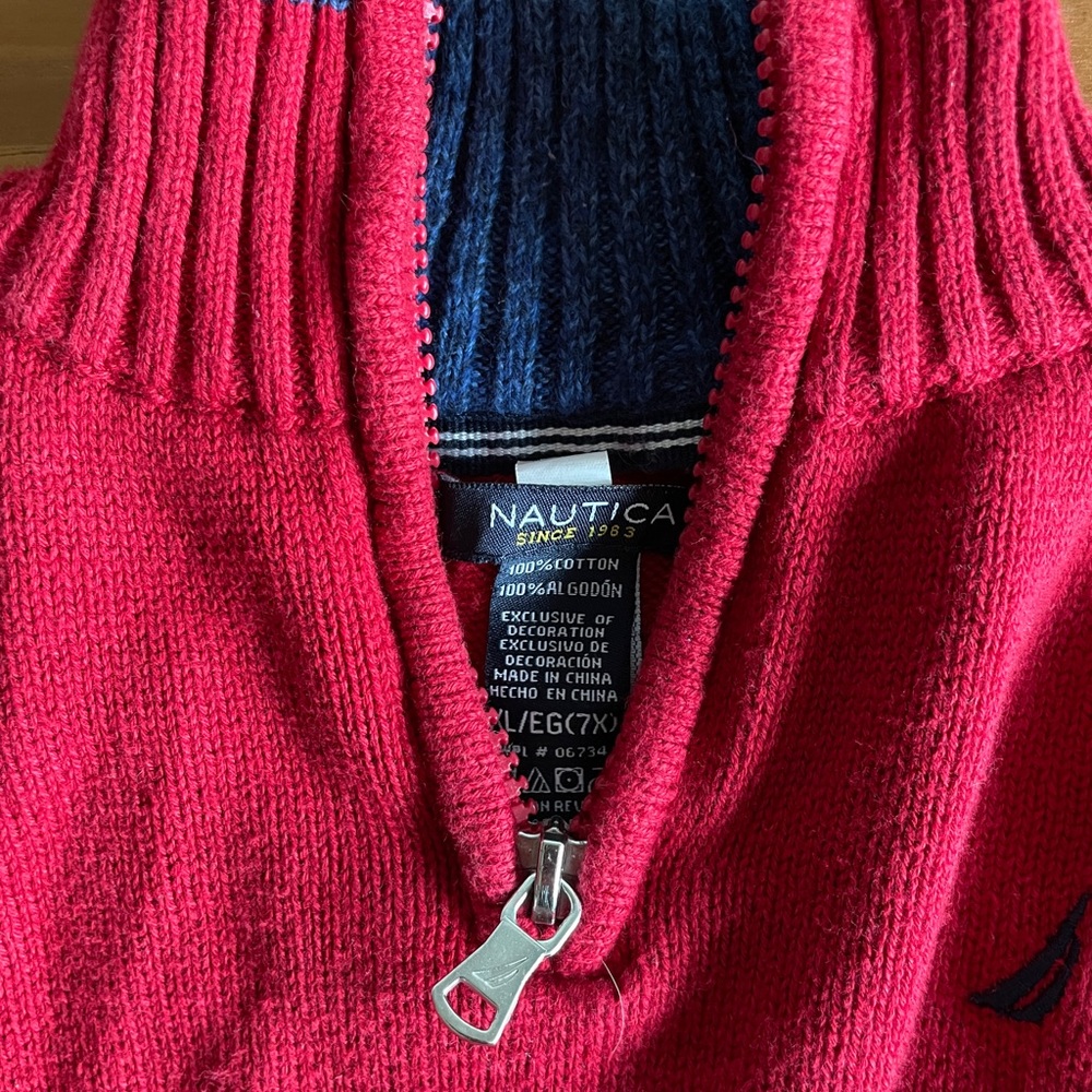 Nautica 100% cotton boys sweater